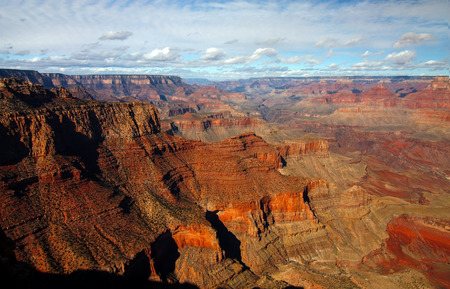 Grand Canyon seen from above touristic attraction landscapeの写真素材