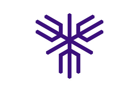 Japan Osaka prefecture Sakai city flag illustrationのeditorial素材