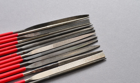 small rasps file hand tools equipment backgroundの写真素材