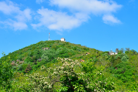 Vrsac town Serbia fortress called kula landmark architectureのeditorial素材