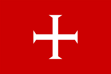 malta order hospitaller knights white cross symbolの写真素材