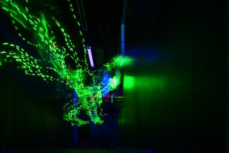 Space ship interior science fiction abstract