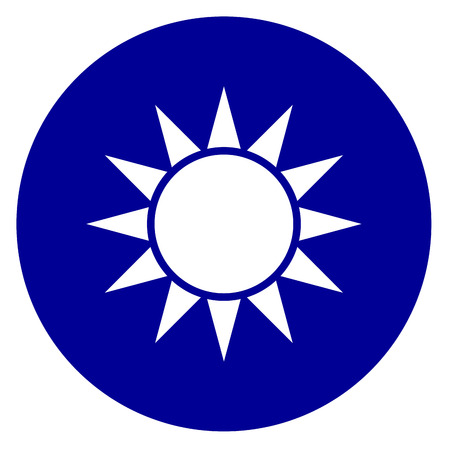 China country roundel flag based round symbolの写真素材
