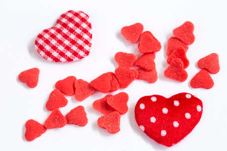 red hearts