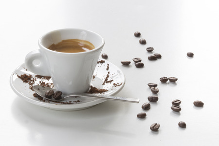 coffee in a cupの写真素材