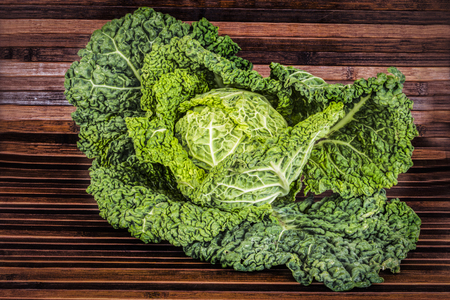 savoy cabbageの写真素材