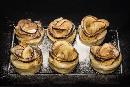 sweet roses appleの写真素材