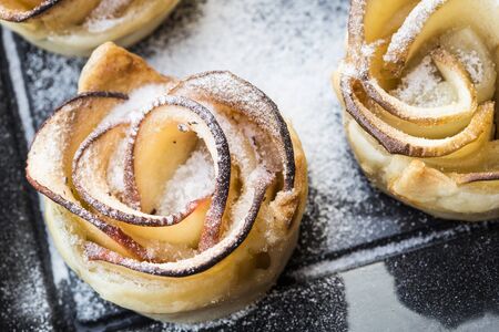 sweet roses appleの写真素材