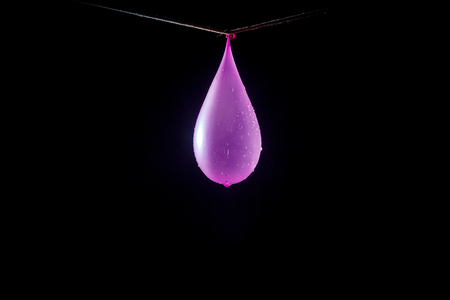 isolated water balloonの写真素材