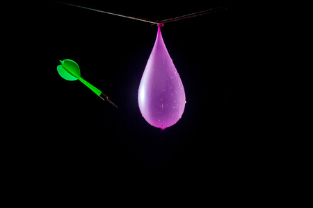 isolated water balloonの写真素材