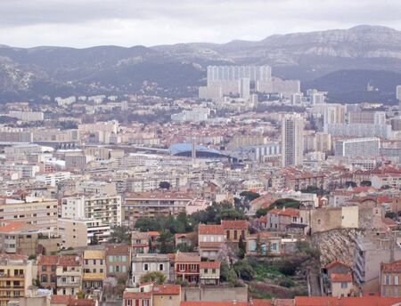 An image from the french city of Marseilleの写真素材