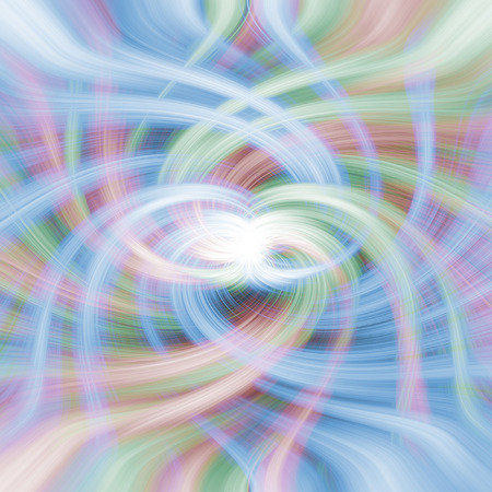 A colourful vortex of wisps and twirls