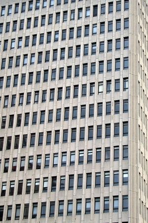 dull and depressing looking concrete tower block in glasgow