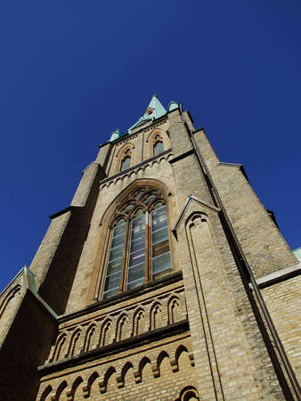 An image of a church in the swedish city of Gothenburgの写真素材
