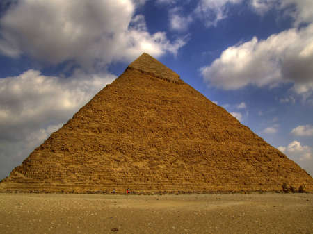 one of the great pyramids of giza in Egypt