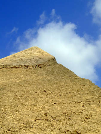one of the great pyramids of giza in Egyptの写真素材