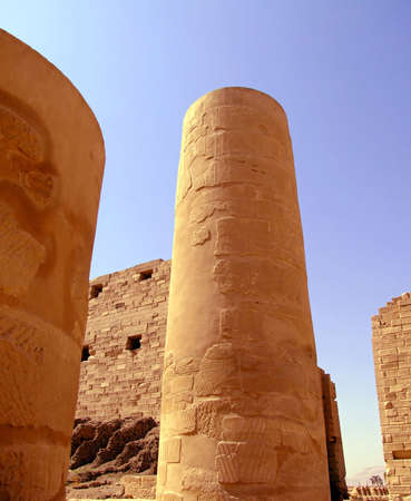 The karnak temple complex at Luxor in Egypt