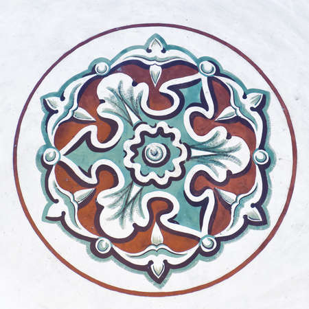 Islamic art from the Sehzade mosque in the turkish city of Istanbul.の写真素材