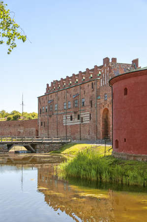The historic castle of malmohus situated in the swedish city of Malmo.のeditorial素材