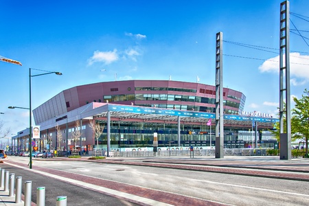 MALMO, SWEDEN - MAY 13: View of the Arena in Malmo where the 2013 Eurovision Song Contest will be hosted on May 18, 2012.のeditorial素材