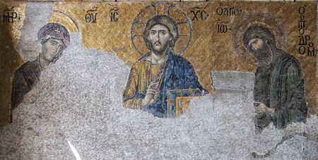 ISTANBUL, TURKEY - APRIL 10: Hagia Sophia - ancient basilica on April 10, 2011 in Istanbul, Turkey....