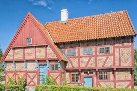 The old Mayors house in the Swedish town of Ystad.のeditorial素材