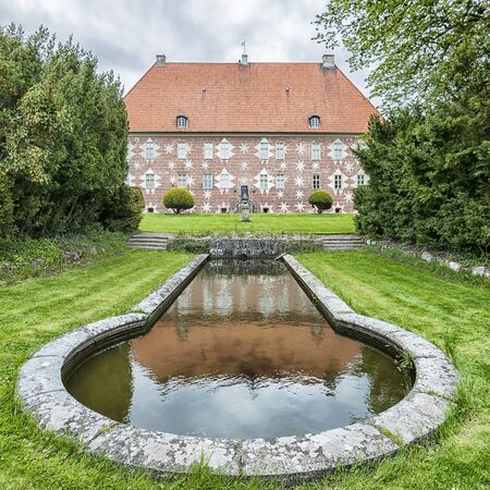 Krapperupâs Castle is one of the oldest and most impressive manor buildings in Scania.のeditorial素材