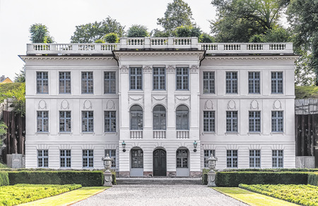 Image of Marienlyst Castle and its public gardens. Helsingor, Denmark.のeditorial素材