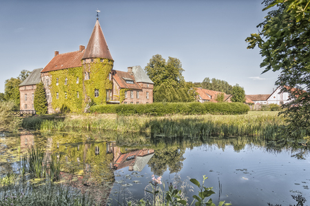 Ortofta slott is a castle in Eslov Municipality, Scania, in southern Sweden.のeditorial素材