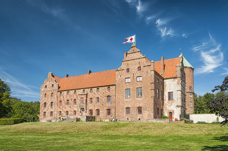 Skarhult slott is a castle in Eslov Municipality, Scania, in southern Sweden. Skarhult is one of Swedenâs best preserved renaissance castles.のeditorial素材