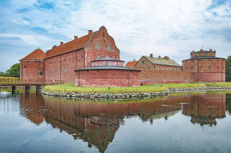 An image of the Landskrona citadel in the skane region of Sweden.のeditorial素材