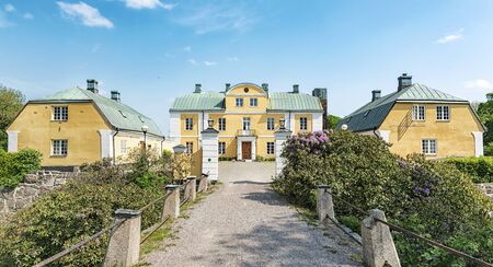 An image of Wapno castle situated in the halland region of Sweden.のeditorial素材