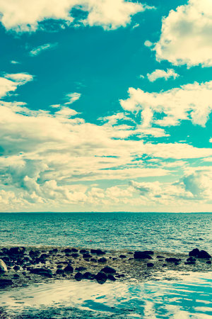 A seascape cloudscape image