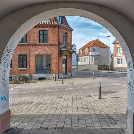 One of the many quaint little buildings in the old town of Helsingor in Denmark.