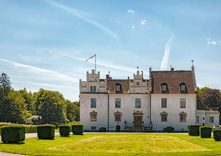 Wanas Slott is a castle in Ostra Goinge Municipality, Scania, in southern Sweden. It is situated to the west of Knislinge.の写真素材