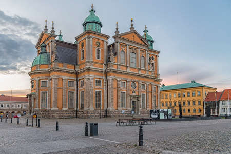 Kalmar Cathedral is in the centre of the city in southeast Sweden, situated on the Baltic Sea.のeditorial素材