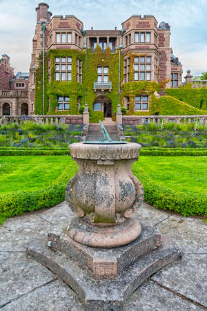 TjolÃ¶holm Manor is a building in Tudor Style erected around the turn of the 20th century by the Scottish family Dickson.のeditorial素材