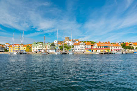 MARSTRAND, SWEDEN - JULY 22, 2017: Marstrand is a seaside locality situated in Kungalv Municipality, Vastra Gotaland County, Sweden.のeditorial素材
