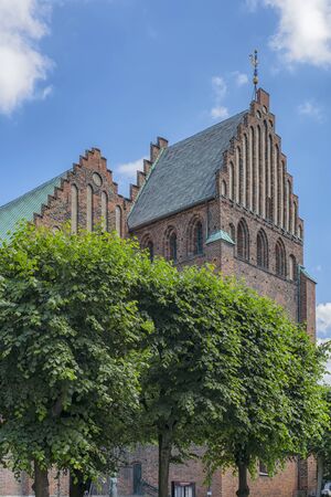 The medieval church of Saint Marys in the town centre of Helsingborg in Sweden.