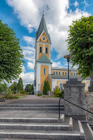 The church was built in 1868-1872 and was designed by the renowned architect Helgo Zettervall.のeditorial素材