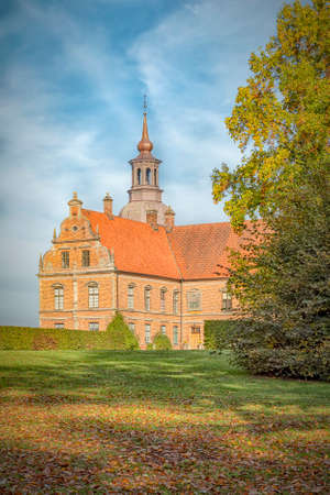 KRISTIANSTAD, SWEDEN - OCTOBER 13, 2018:The karsholm castle estate in Kristianstad muncipality.のeditorial素材