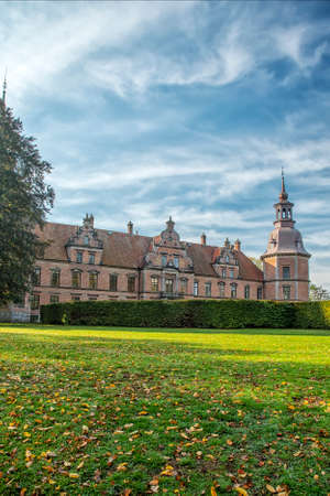 KRISTIANSTAD, SWEDEN - OCTOBER 13, 2018:The karsholm castle estate in Kristianstad muncipality.のeditorial素材