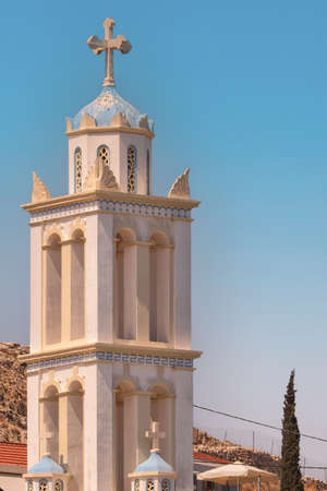 HALKI GREECE - JULY 10, 2021: Halki is a Greek island and part of the Dodecanese island group.のeditorial素材