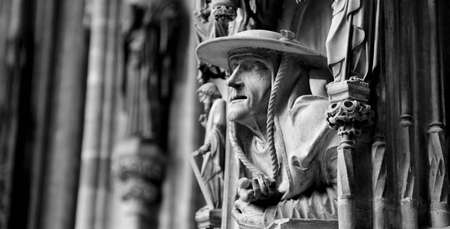 Carving in Vienna churchの写真素材