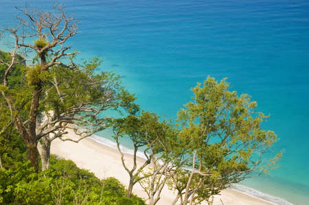 Unspoilt, undiscovered beach in Aurora Province, Philippines の写真素材