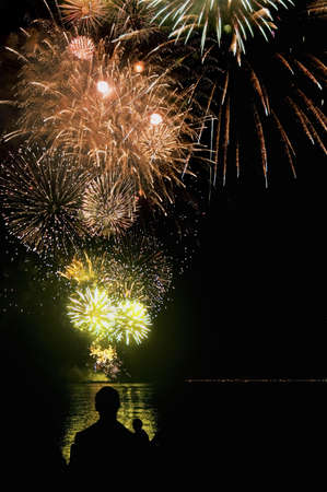 Fireworks Competition, Philippinesの写真素材