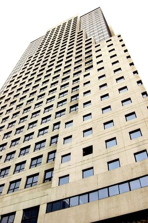 Worm's eye view of buildingの写真素材