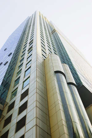 Worm's eye view of building