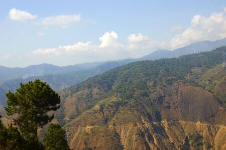 Mountain Road in Sagada, Philippines