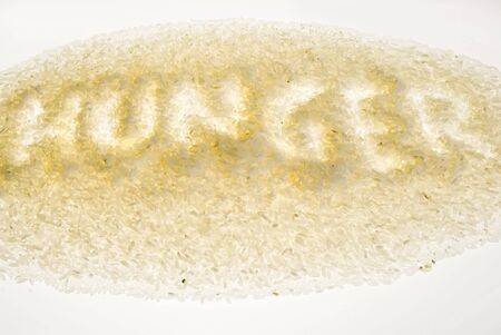 Rice, the staple food for millions of people, is now in short supply all over the worldの写真素材